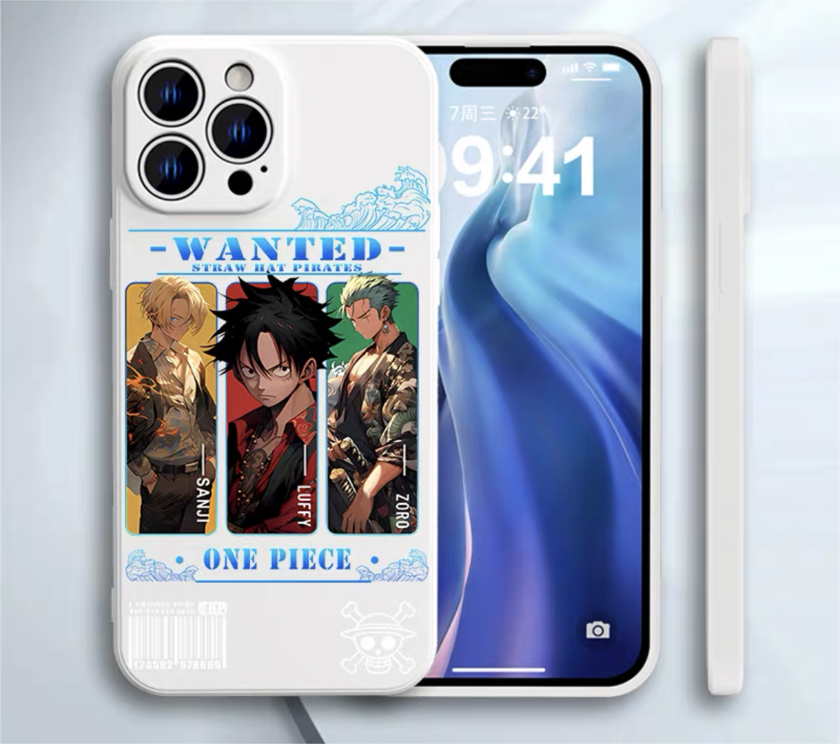 One Piece Luffy/Solon/Sanji The latest silicone anti-fall mobile phone case Apple mobile phone full range