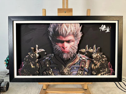 Black Myth: Wukong peripheral handmade 3D stereoscopic painting