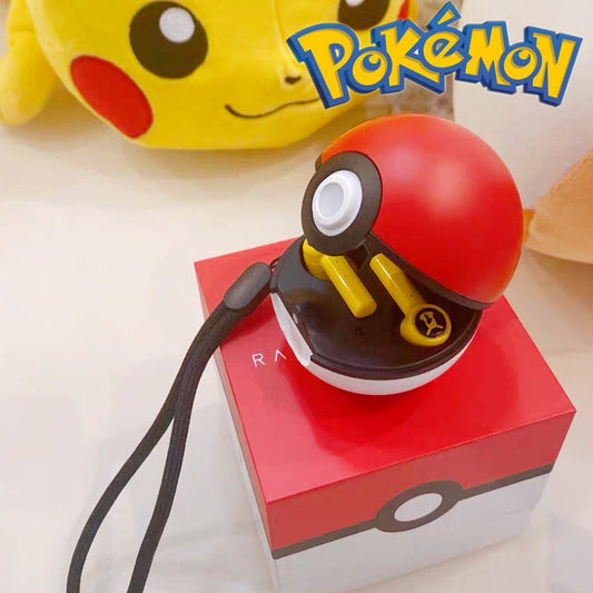 2023 Pikachu Pokemon Razer Earphones Wireless Bluetooth 5.0 Sport Noise Reduction Headphones Touch Control Microphone Universal