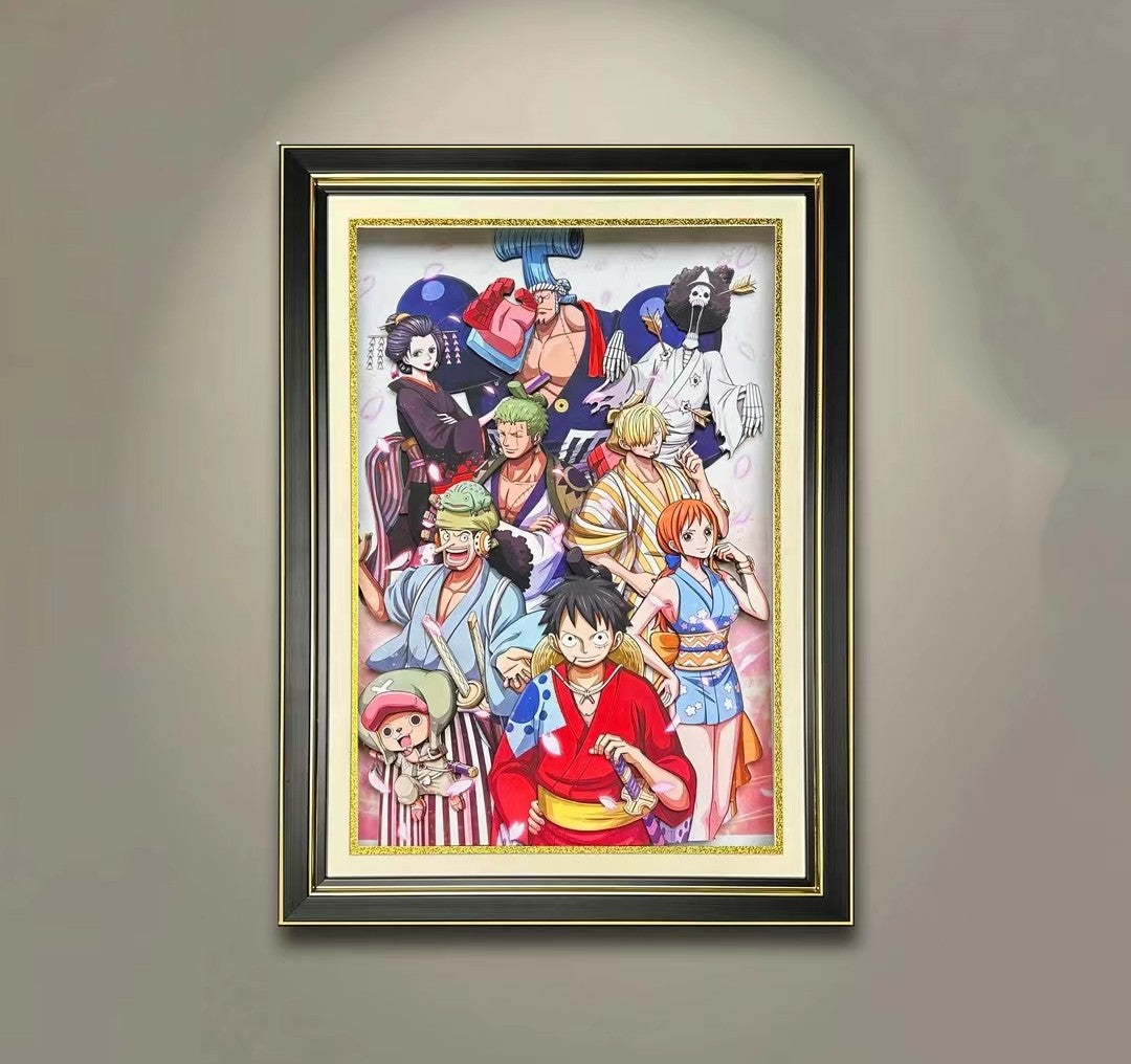 One Piece Commemorative Edition 3D Decorative Painting - Animehouse