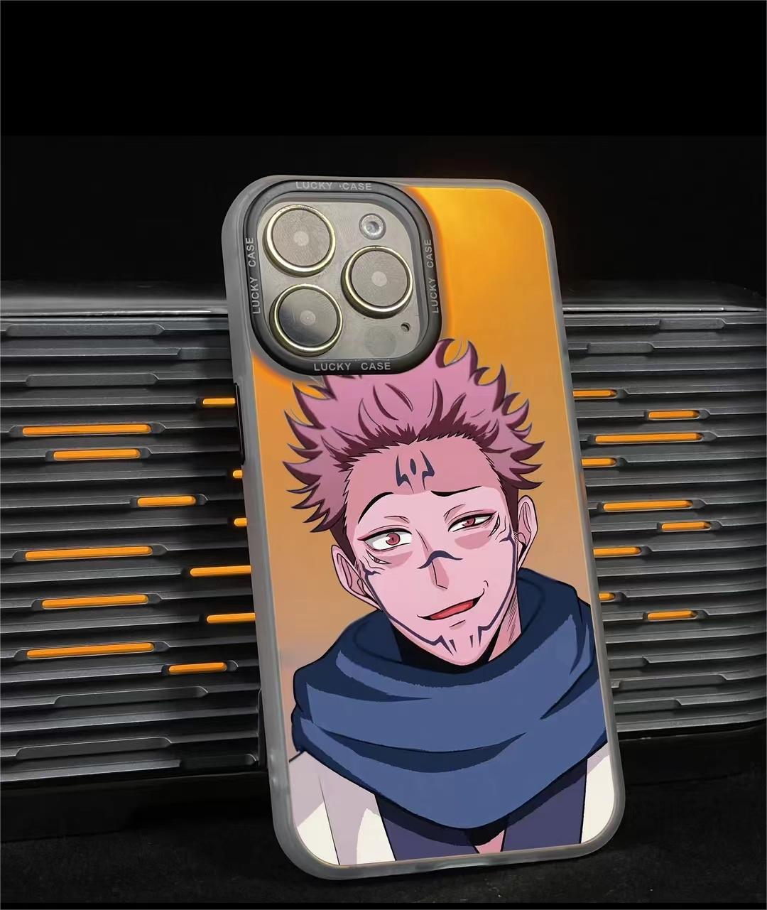 Two-side Nuo gradient mobile phone case applies to the full range of Apple mobile phone anti-drop cartoon protective case