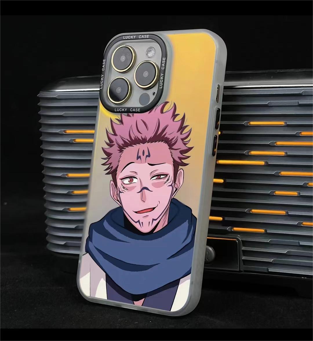 Two-side Nuo gradient mobile phone case applies to the full range of Apple mobile phone anti-drop cartoon protective case