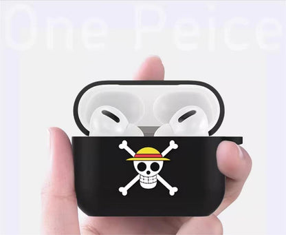 One Piece King Airpods series Luffy/Joba/Solon protective case silicone anti-fall animation earphone case