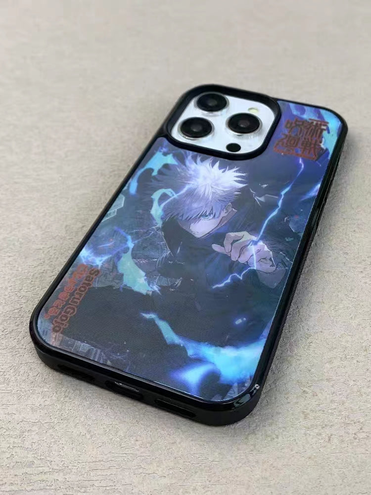 Magic back to battle five enlightenment Apple mobile phone series (including 16 series) 3D visual map cool phone case - Animehouse