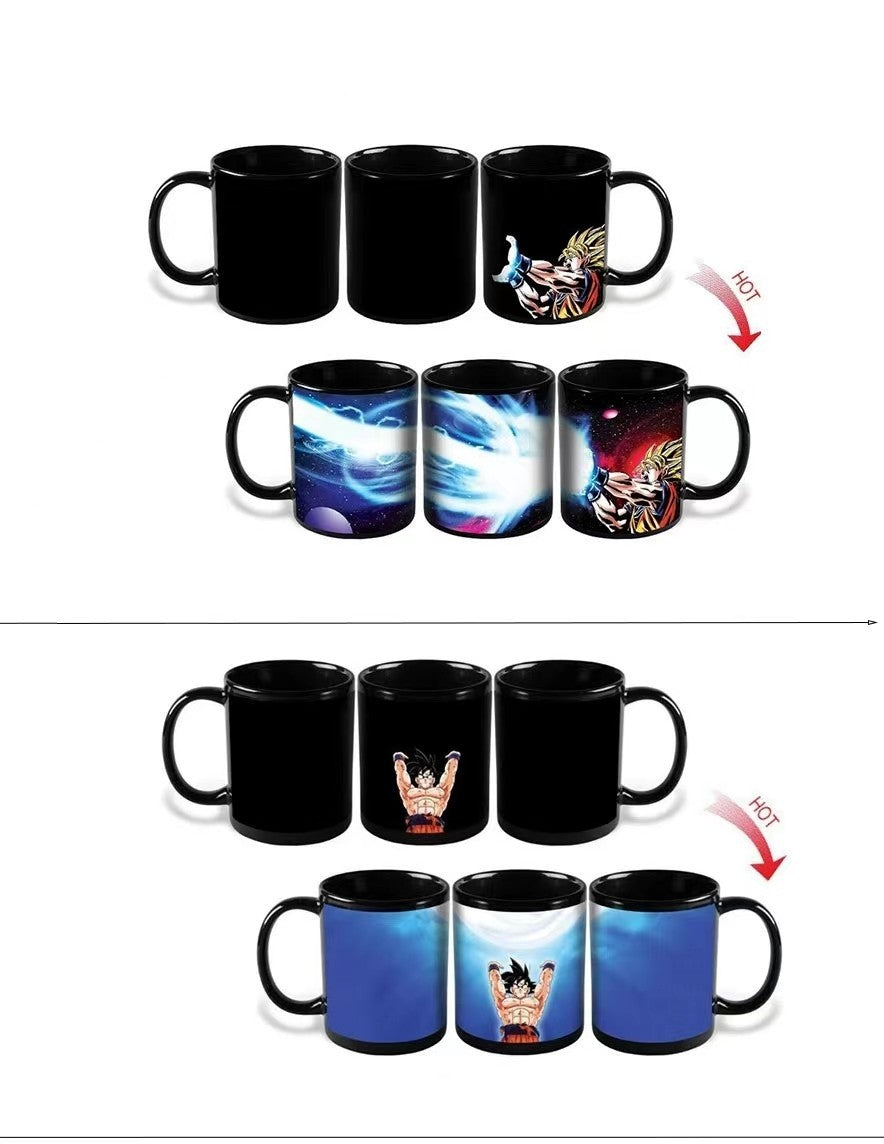 Seven Dragon Ball Creative Magic Color-changing ceramic Cup Heated color-changing (Tribute to Toriyama Akira) - Animehouse