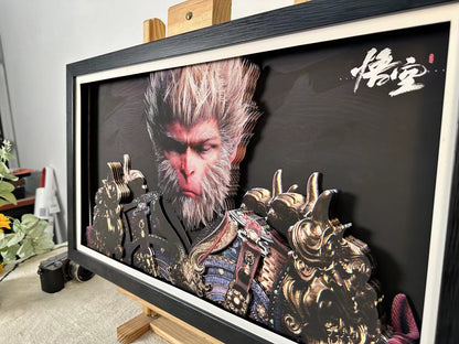 Black Myth: Wukong peripheral handmade 3D stereoscopic painting