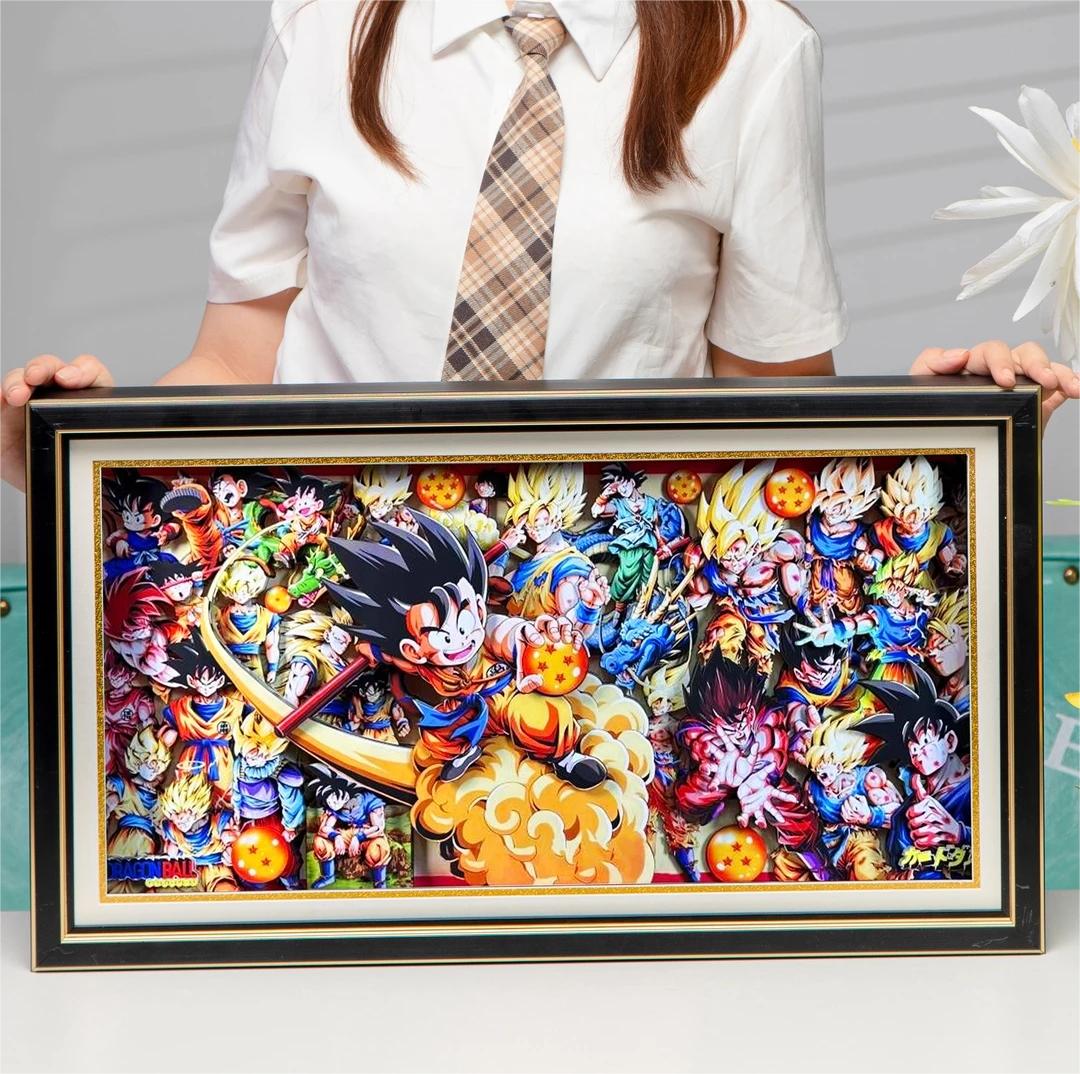 Seven Dragon Ball Sun Wukong Form Collection 3D Decorative Painting - Animehouse