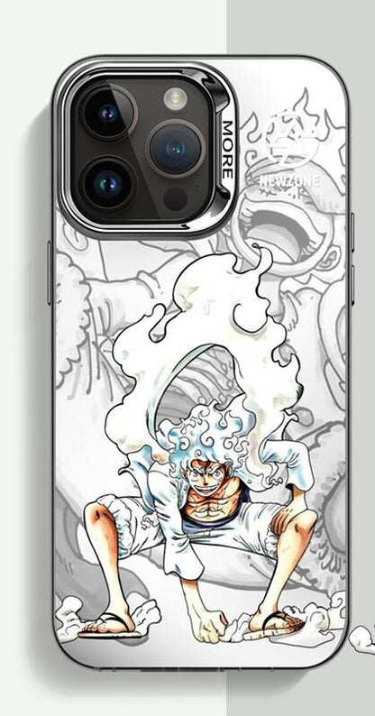 <One piece>Luffy Zoro Phone Case for iPhone 15/14/13 Pro Max - Personalized Shockproof Protective Cover