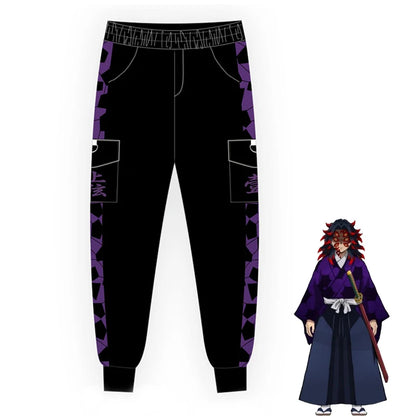 Anime Demon Slayer Joggers Pants Kimetsu No Yaiba Zenitsu Tanjirou Kamado Nezuko Cosplay Women/Men Casual Sweatpants Trousers