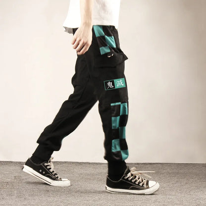 Anime Demon Slayer Joggers Pants Kimetsu No Yaiba Zenitsu Tanjirou Kamado Nezuko Cosplay Women/Men Casual Sweatpants Trousers