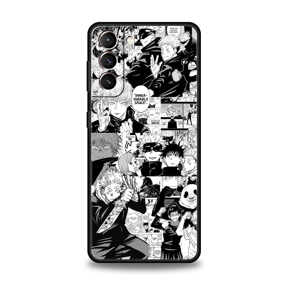 Anime Jujutsu Kaisen Case For Samsung Galaxy S20 FE S21 S22 Ultra 5G S8 S9 S10 Plus S10e S7 Edge Silicone Soft Phone Funda Cover
