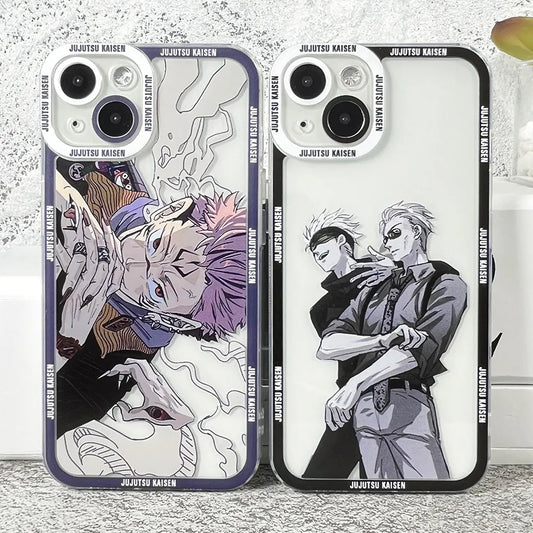 Anime Jujutsu Kaisen Phone Case For iPhone 14 13 12 11 Pro Max Mini XS X XR SE 7 8 Plus Soft Cover