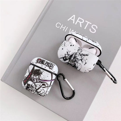 Anime One Piece Earphone Case Cover for Apple AirPods 3 2 1 Pro  Headphone Headset Protective Shell Wireless Bluetooth Toys Gift