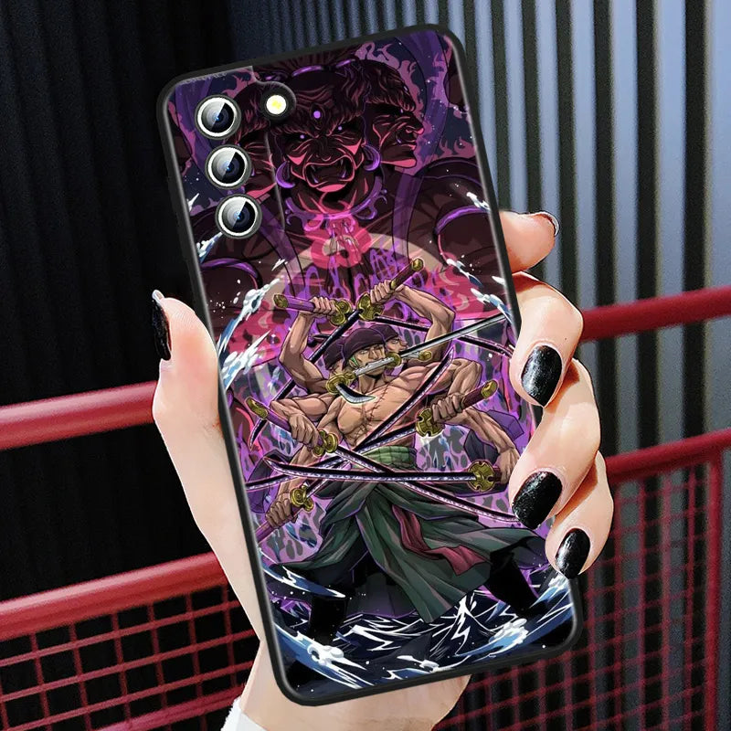 Anime Ones Pieces Roronoa-Zoro Phone Case For Samsung Galaxy - Animehouse