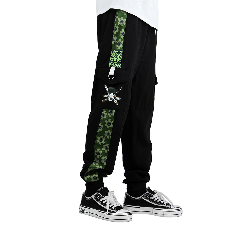 Anime Piece Trafalgar D. Water Law Cosplay Sweatpants Loose Trousers Luffy Sweatpants Roronoa Zoro Joggers Trousers Uta Overalls