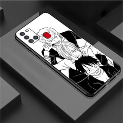 Case For Samsung Galaxy A52 A12 A32 A51 A21s A71 A13 A53 A22 A31 A72 A03 A02s A41 Black Phone Shell One- Piece - Animehouse