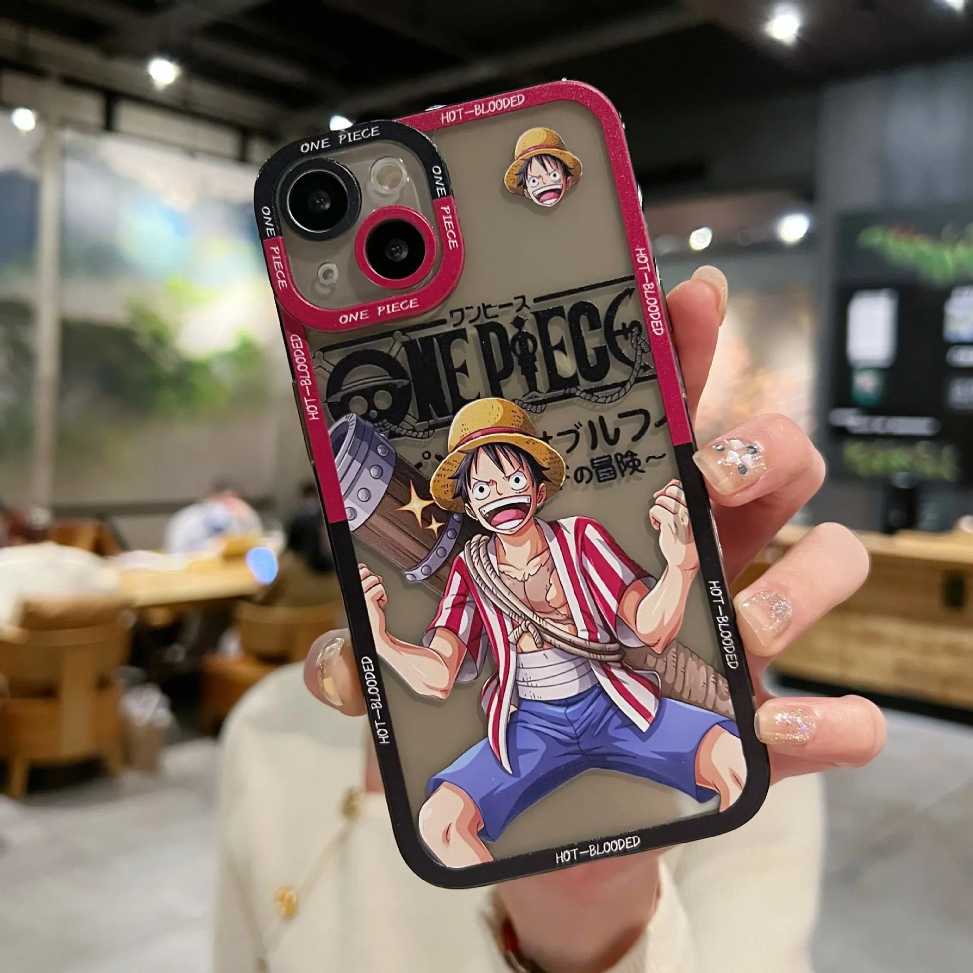 Fashion Anime OnePiece Phone Case For iPhone 15 14 13 12 11 Pro XS MAX 7 XR X 8 6 Plus Clear Cover Fundas - Animehouse