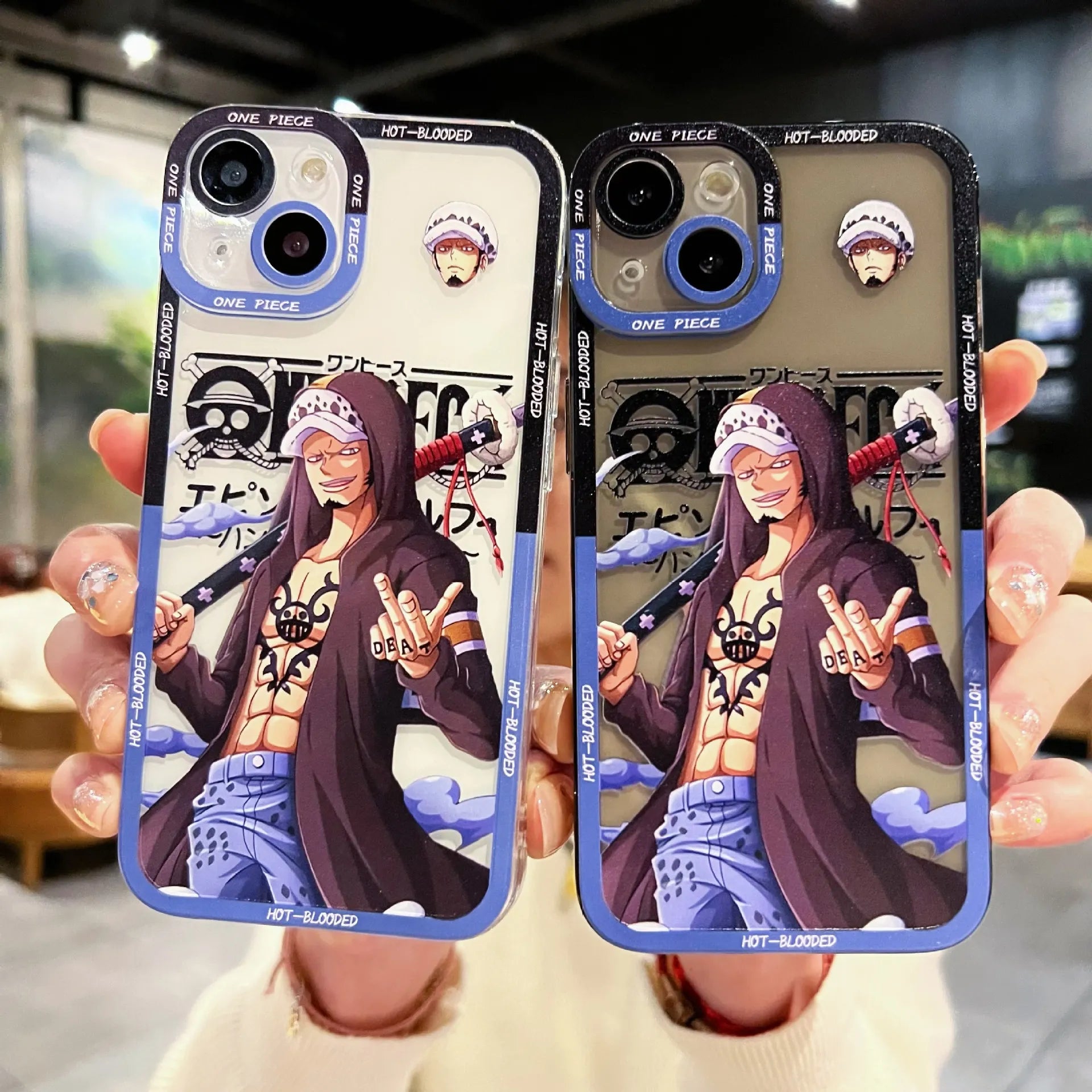 Fashion Anime OnePiece Phone Case For iPhone 15 14 13 12 11 Pro XS MAX 7 XR X 8 6 Plus Clear Cover Fundas - Animehouse