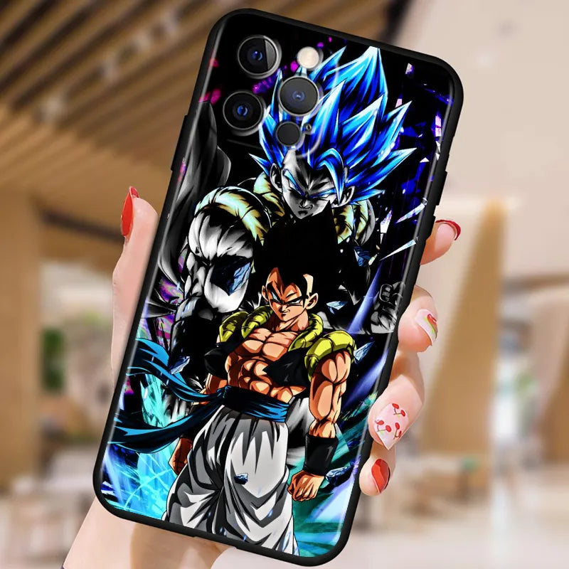 G-Goku D-Dragon Ball Z Art For Apple iPhone 14 13 12 Pro Max Mini 11 Pro XS Max X XR 6 7 8 Plus SE 2020 Black Soft Phone Case