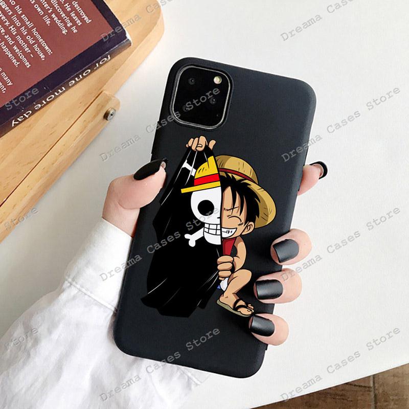 Japanese Classic Anime Phone Case for Iphone 11 12 13 14 15 11 Pro XS XR MAX 8 X SE XR One-Piece Candy Case - Animehouse