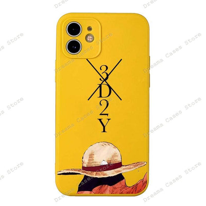 Japanese Classic Anime Phone Case for Iphone 11 12 13 11 Pro XS XR MAX 8 X SE XR One-Piece Candy Case
