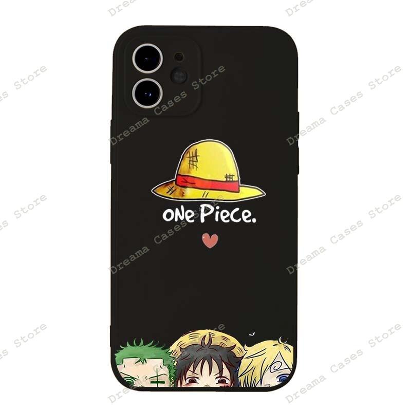 Japanese Classic Anime Phone Case for Iphone 11 12 13 14 15 11 Pro XS XR MAX 8 X SE XR One-Piece Candy Case - Animehouse