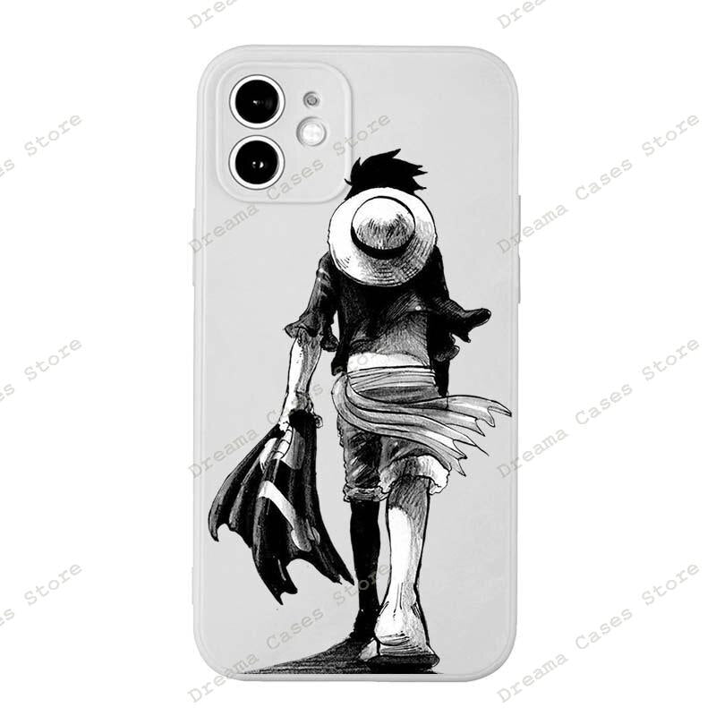 Japanese Classic Anime Phone Case for Iphone 11 12 13 14 15 11 Pro XS XR MAX 8 X SE XR One-Piece Candy Case - Animehouse