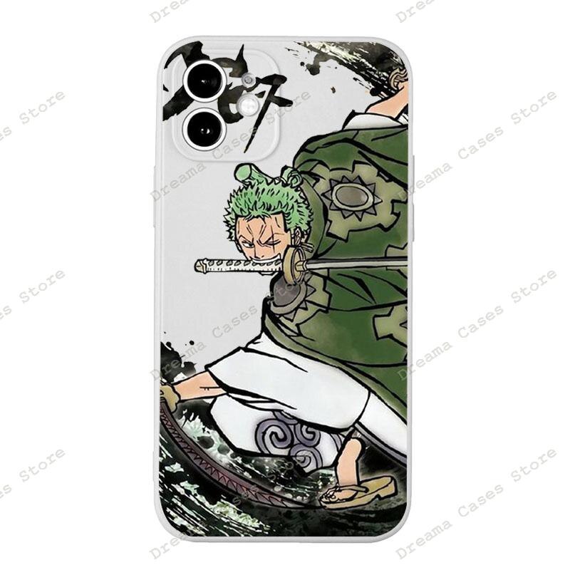 Japanese Classic Anime Phone Case for Iphone 11 12 13 14 15 11 Pro XS XR MAX 8 X SE XR One-Piece Candy Case - Animehouse