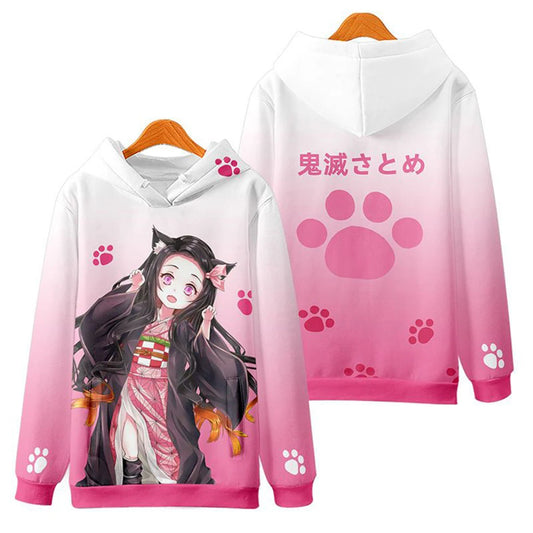 Kids Hoodies Popular Anime 3D Print Sweatshirts Boy Girl Unisex Hooded Sweatshirts Kids Fashion Pullovers Spring Fall Clothing