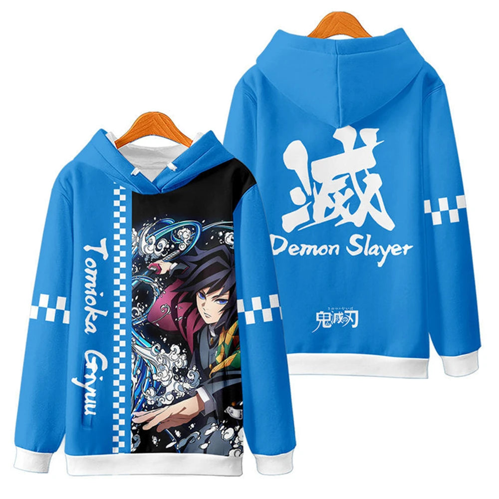 Kids Hoodies Popular Anime 3D Print Sweatshirts Boy Girl Unisex Hooded Sweatshirts Kids Fashion Pullovers Spring Fall Clothing