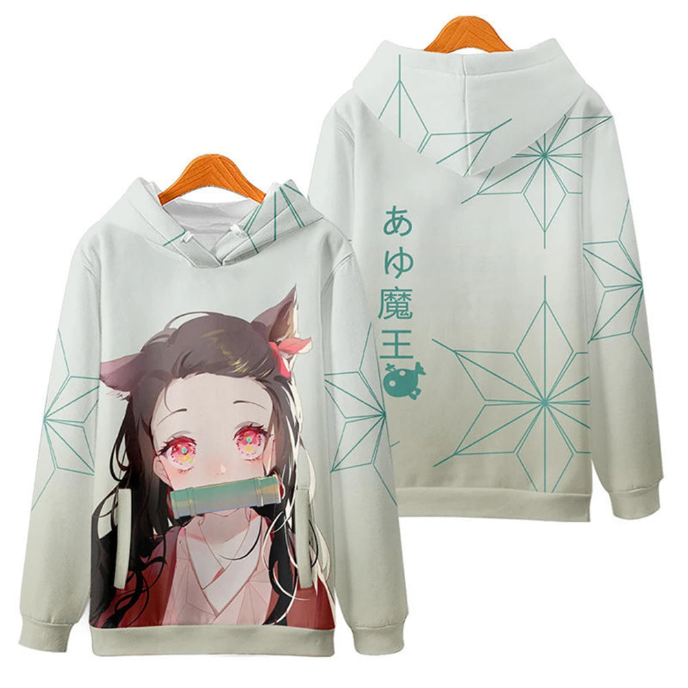 Kids Hoodies Popular Anime 3D Print Sweatshirts Boy Girl Unisex Hooded Sweatshirts Kids Fashion Pullovers Spring Fall Clothing