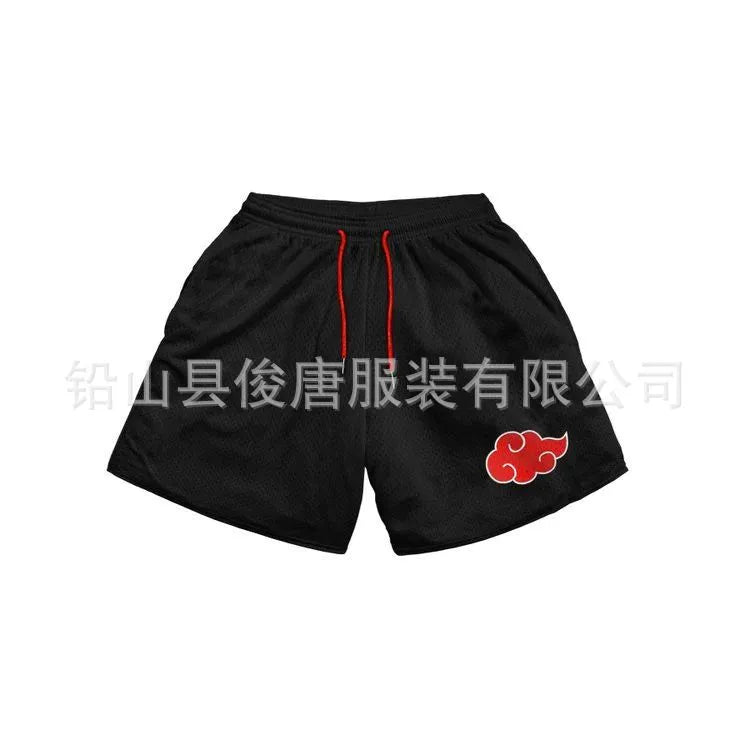 Naruto Color Printing Series 3D Akatsuki Uchiha Sasuke Uchiha Itachi Print Home Shorts Outdoor Sports Beach Pants