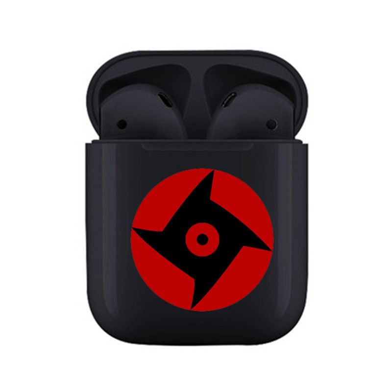 Naruto Sharingan Naruto Kaka Two-dimensional Anime Wireless Apple Android Bluetooth Headset with Charging Box Festival Gifts