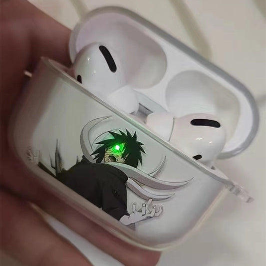 Naruto Uchiha Itachi Uchiha Obito Iphone Airpods Headset Case Generation 1/2/3 Wireless Bluetooth Pro Frosted Soft Case