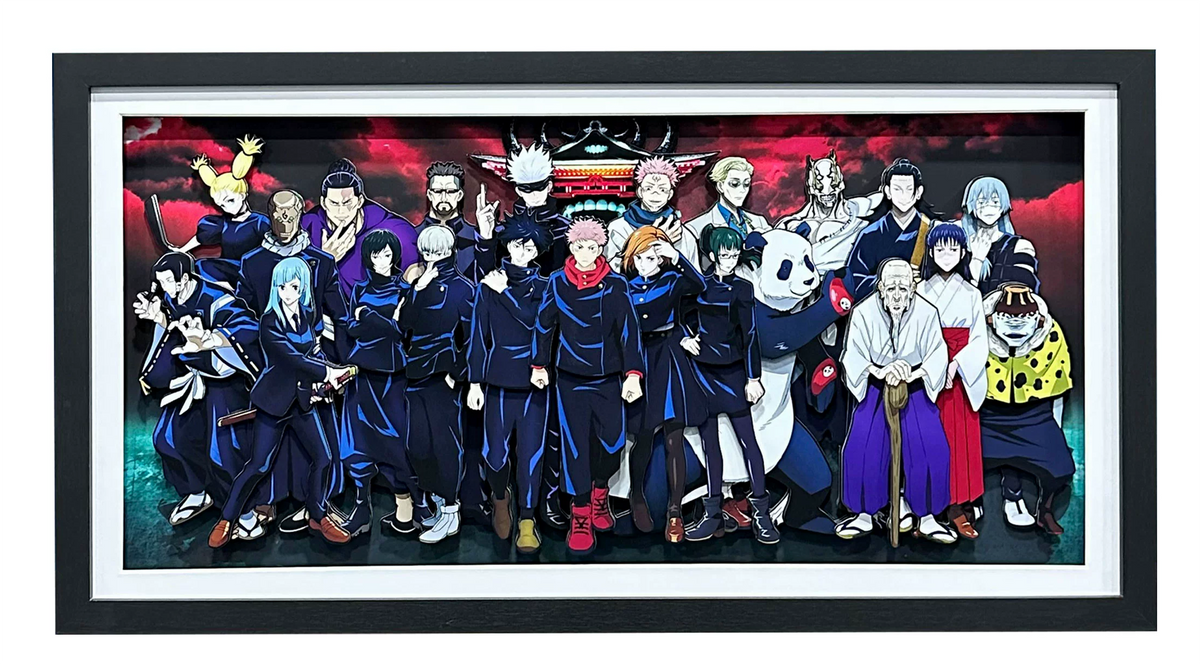 Jujutsu Kaisen Family Portrait 3D Decorative Painting - Animehouse