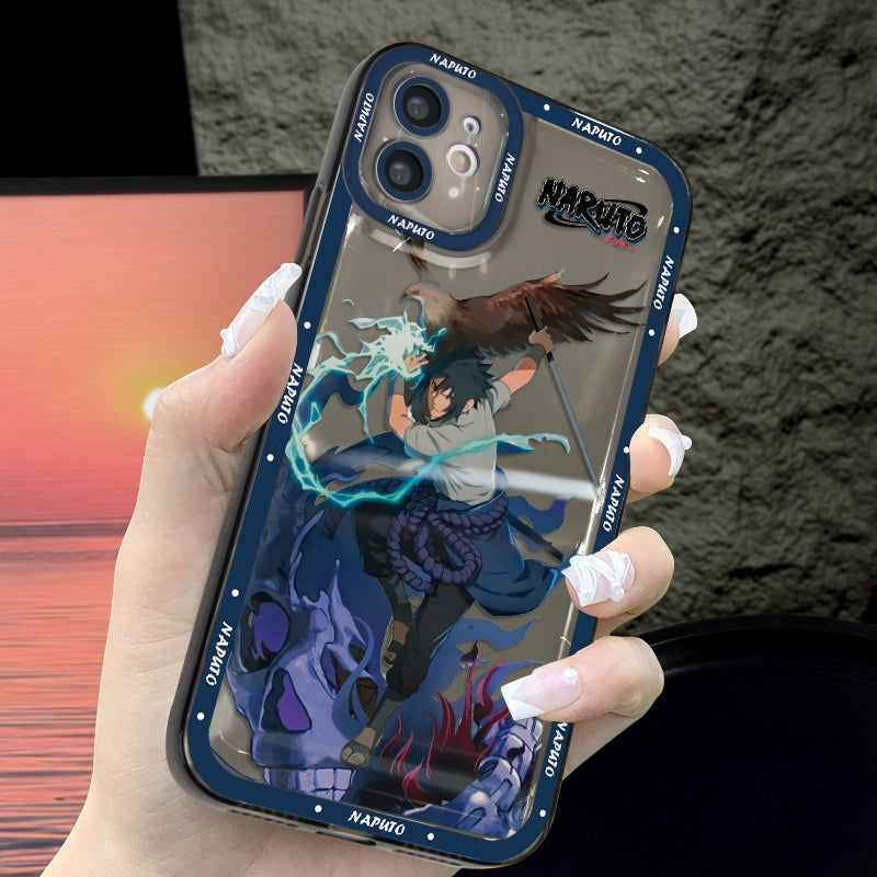 Naruto Phone Case for iPhone 15 Pro Max/14/13/16 Pro | Itachi, Jiraiya, Kakashi, Naruto Anime Silicone Full Protection Shockproof Cover for iPhone 11/12/XR/XS Max/7/8 Plus