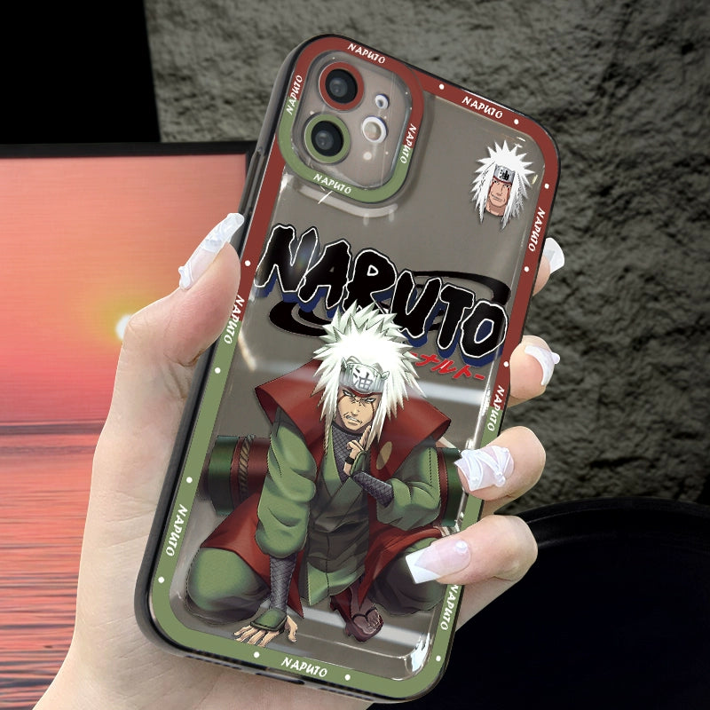 Naruto Phone Case for iPhone 15 Pro Max/14/13/16 Pro | Itachi, Jiraiya, Kakashi, Naruto Anime Silicone Full Protection Shockproof Cover for iPhone 11/12/XR/XS Max/7/8 Plus