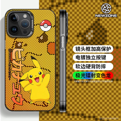 <Pokemon>Colorful phone case(Includes iPhone16, 16pro,16 pro max)