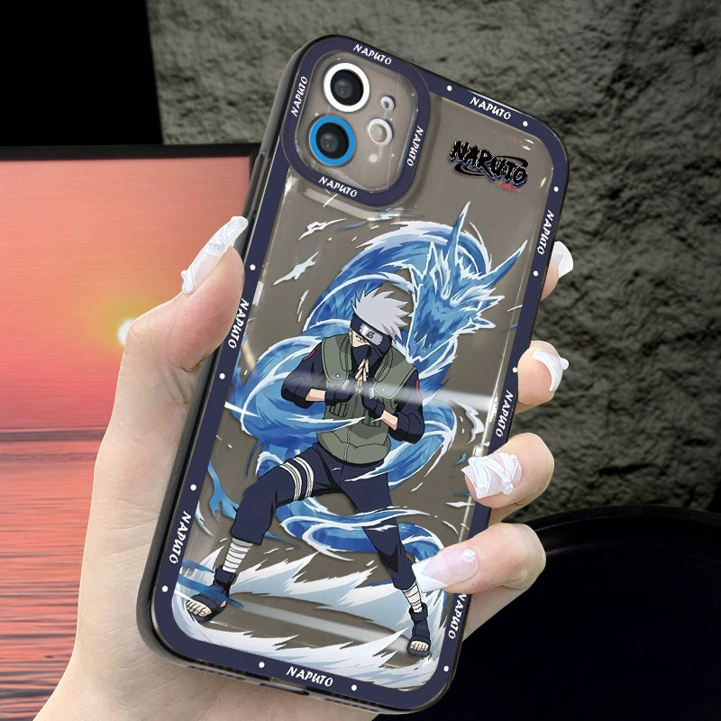 Naruto Phone Case for iPhone 15 Pro Max/14/13/16 Pro | Itachi, Jiraiya, Kakashi, Naruto Anime Silicone Full Protection Shockproof Cover for iPhone 11/12/XR/XS Max/7/8 Plus