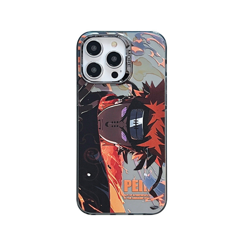 Naruto Pain & Jiraiya Phone Case for iPhone 15, 14 Pro, 13 Pro, 12 - Shockproof Anime Protective Cover for Apple Smartphones