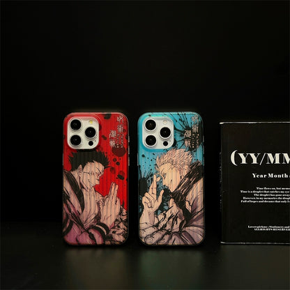 <Jujuksu Kaisen> Gojo and Sukuna phone cases for Iphone 16 15 14 pro max