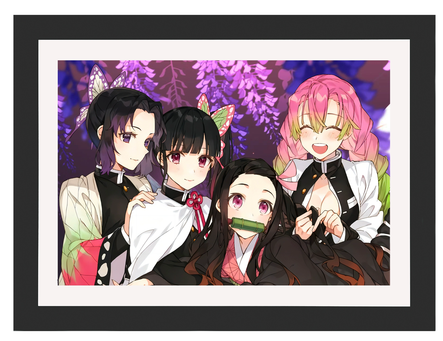 Ghost Slayer Blade (Girls Group Photo) 3D Decorative Painting - Animehouse