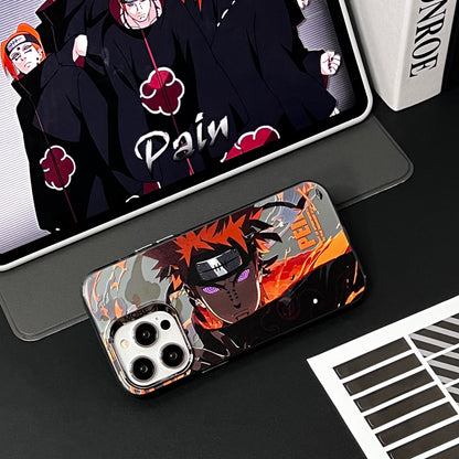 Naruto Pain & Jiraiya Phone Case for iPhone 15, 14 Pro, 13 Pro, 12 - Shockproof Anime Protective Cover for Apple Smartphones