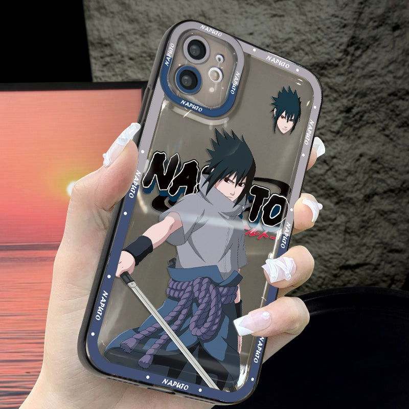 Naruto Phone Case for iPhone 15 Pro Max/14/13/16 Pro | Itachi, Jiraiya, Kakashi, Naruto Anime Silicone Full Protection Shockproof Cover for iPhone 11/12/XR/XS Max/7/8 Plus