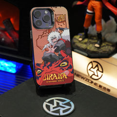 Laser Color-Changing Naruto Series Phone Case for iPhone 15/14/13 Pro Max - Personalized Shockproof Protective Cover