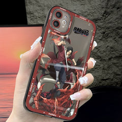 Naruto Phone Case for iPhone 15 Pro Max/14/13/16 Pro | Itachi, Jiraiya, Kakashi, Naruto Anime Silicone Full Protection Shockproof Cover for iPhone 11/12/XR/XS Max/7/8 Plus