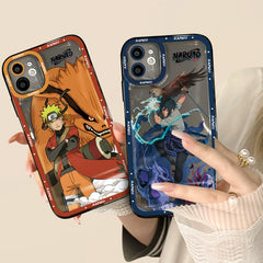 Naruto Phone Case for iPhone 15 Pro Max/14/13/16 Pro | Itachi, Jiraiya, Kakashi, Naruto Anime Silicone Full Protection Shockproof Cover for iPhone 11/12/XR/XS Max/7/8 Plus