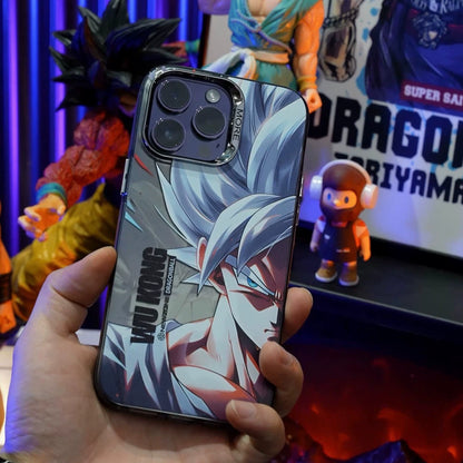 Dragon Ball Ultra Instinct Goku Magnetic Phone Case for iPhone 16 Pro Max, 14 Pro, 13 Pro Max - Matte Shockproof Anime Protective Cover