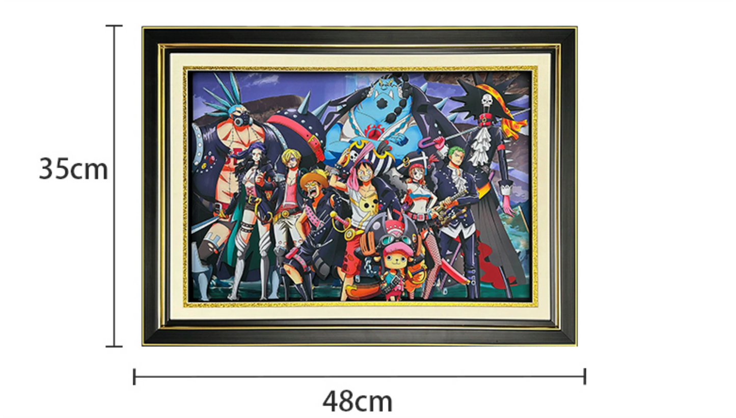 One Piece red3D decorative painting