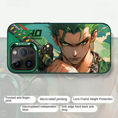 <One piece>Luffy Zoro Phone Case for iPhone 15/14/13 Pro Max - Personalized Shockproof Protective Cover